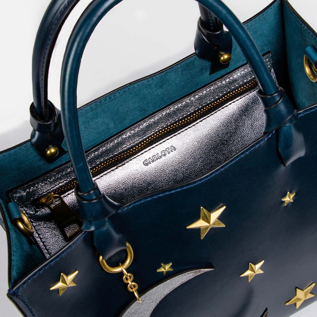 TOTE LUNA AZUL MARINO