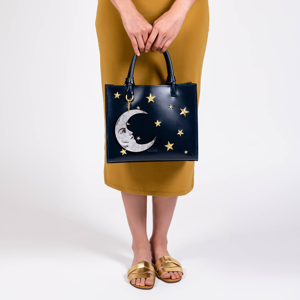 TOTE LUNA AZUL MARINO