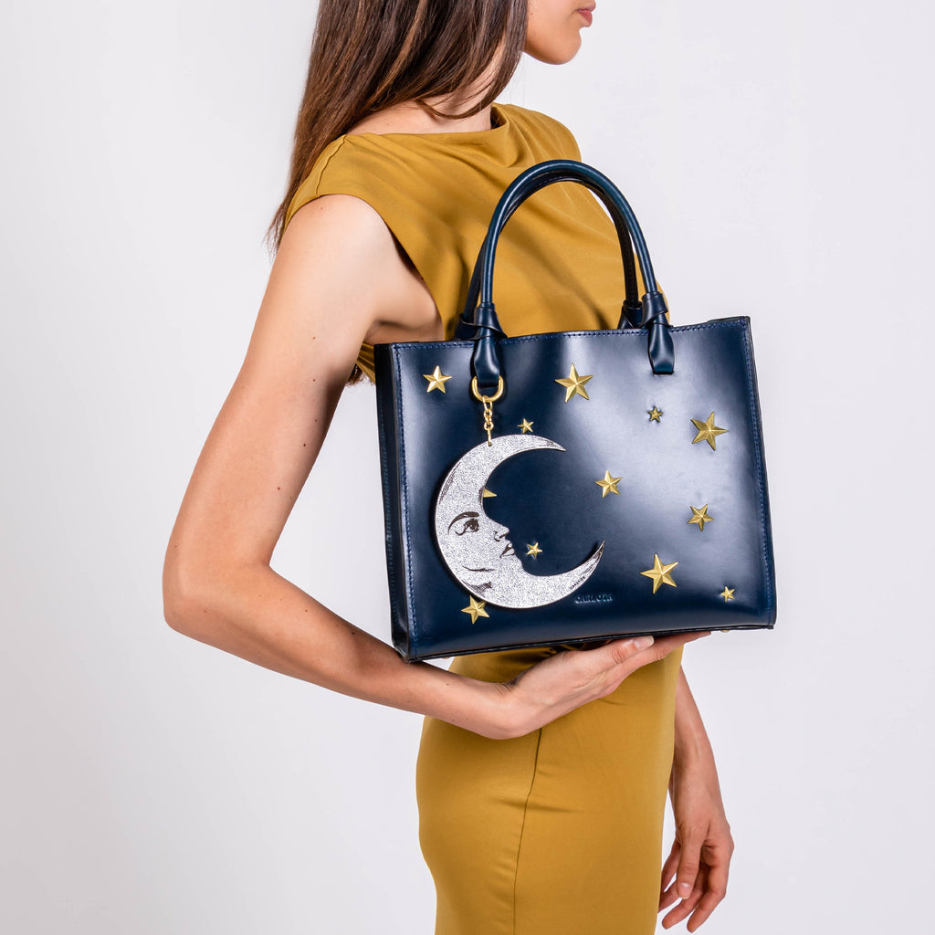 TOTE LUNA AZUL MARINO