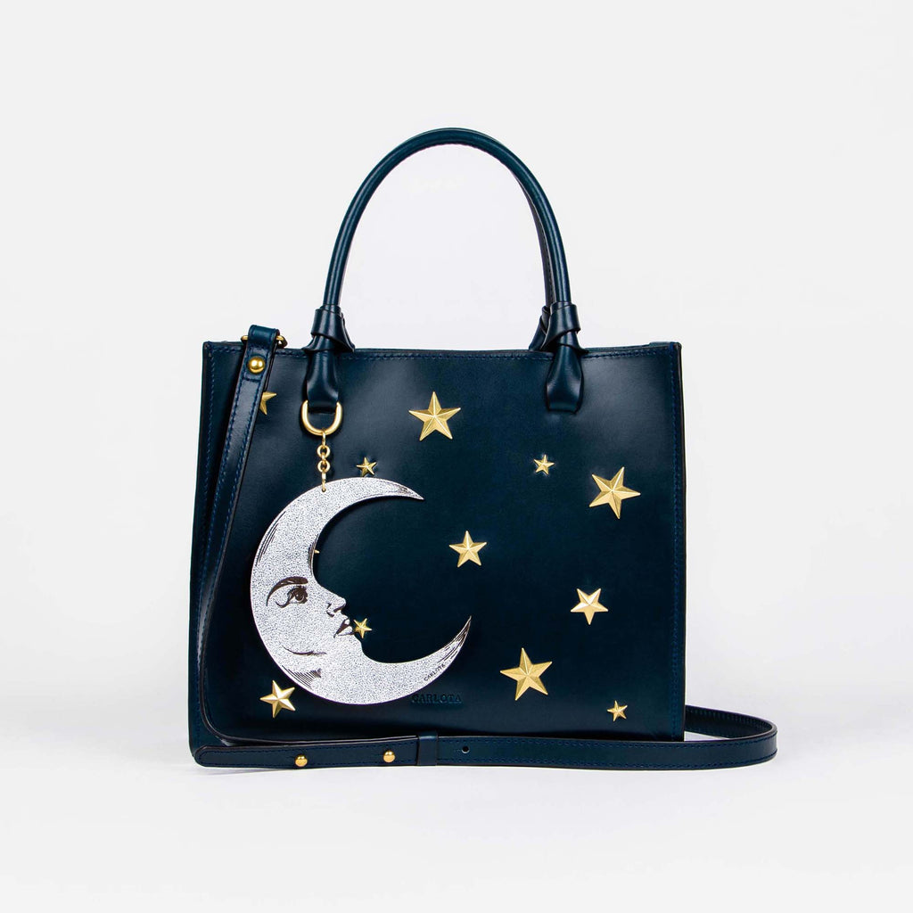TOTE LUNA AZUL MARINO