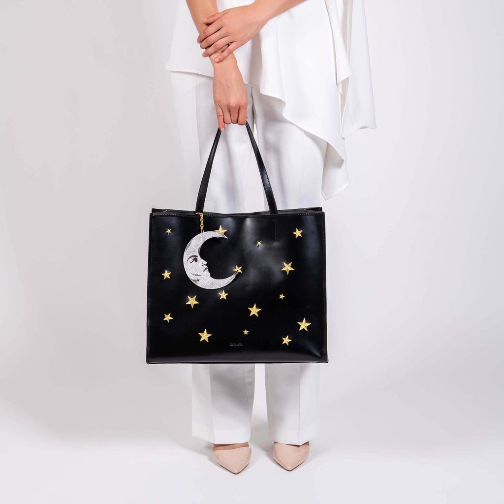 TOTE XL LUNA NEGRO