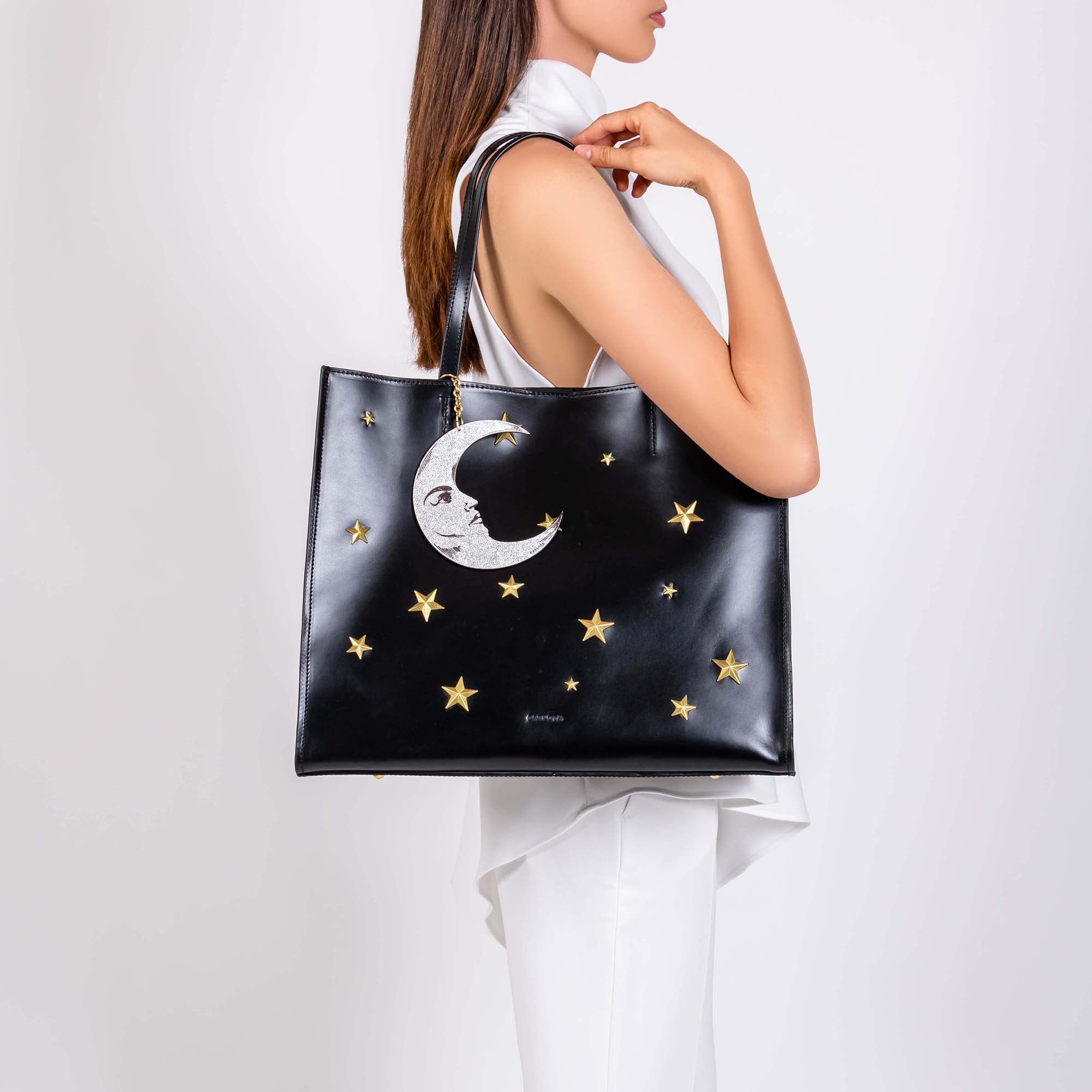 TOTE XL LUNA NEGRO