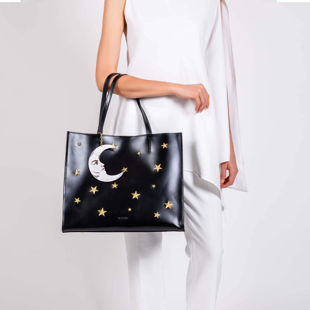 TOTE XL LUNA NEGRO