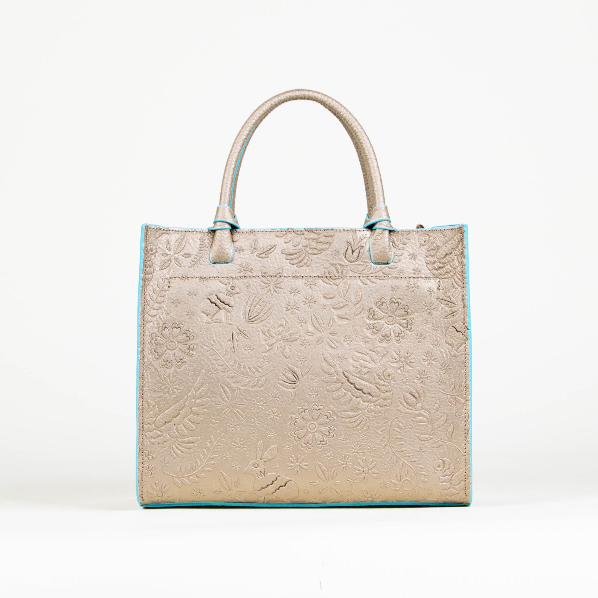 GOLD/BLUE TOTE