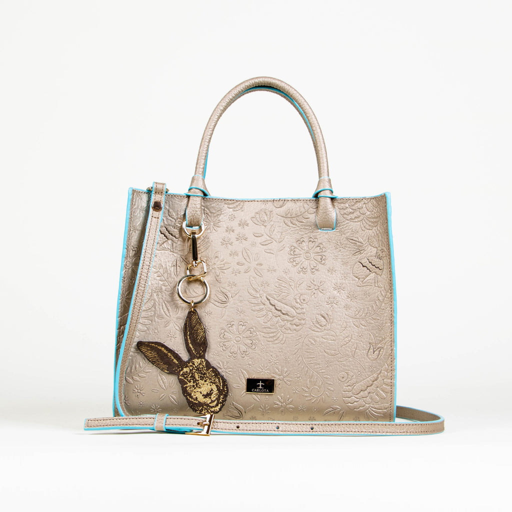 GOLD/BLUE TOTE
