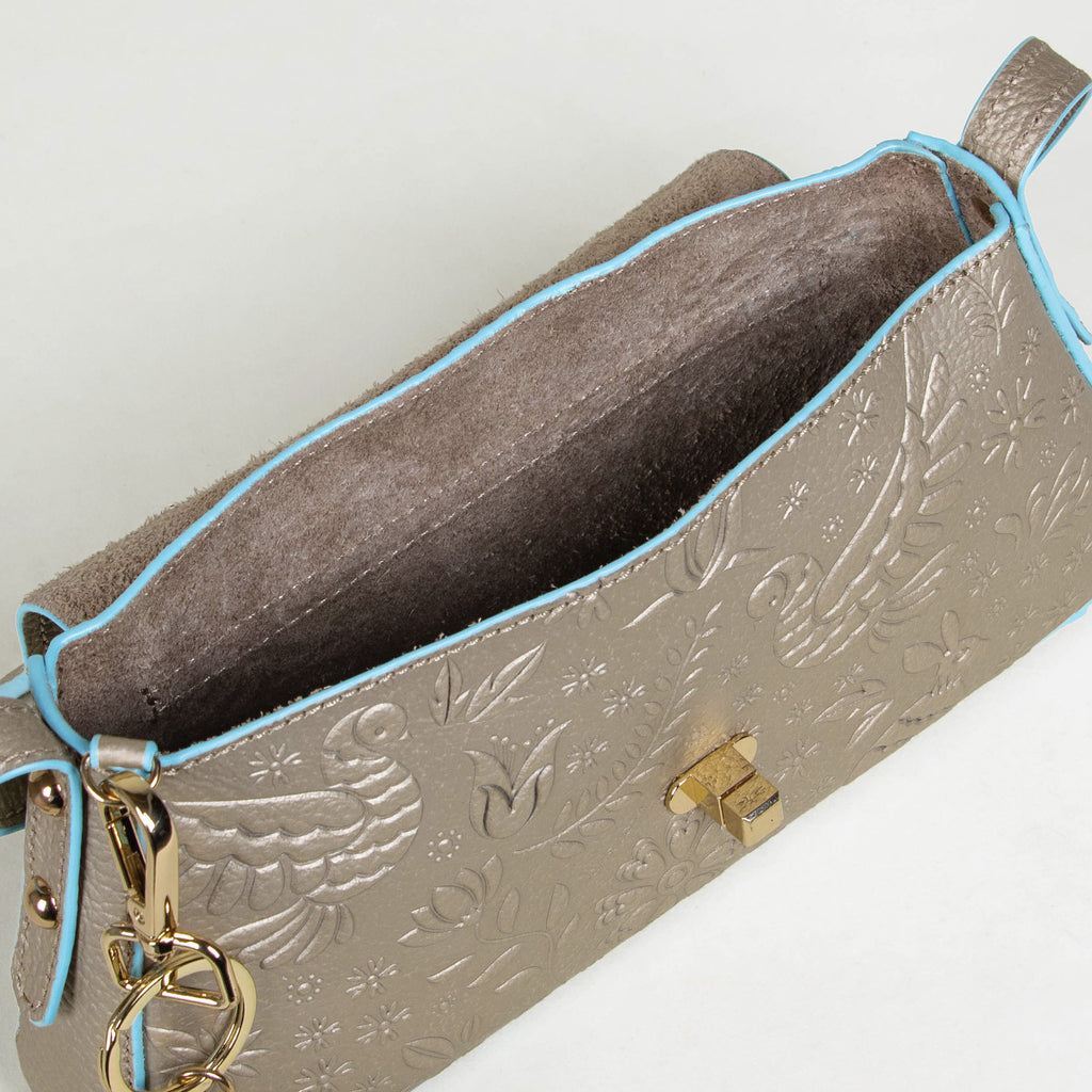 BABY BAGUETTE ORO/AZUL