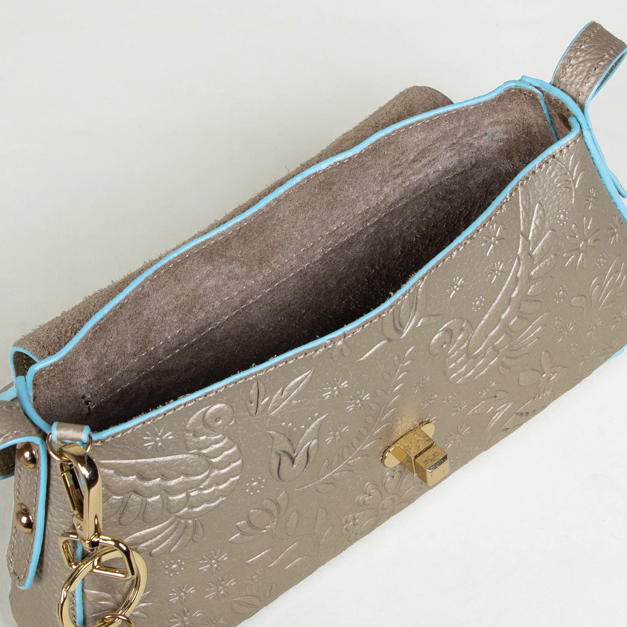 BABY BAGUETTE ORO/AZUL