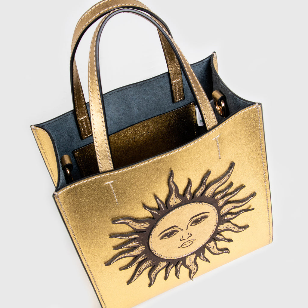 BABY TOTE SOL ORO