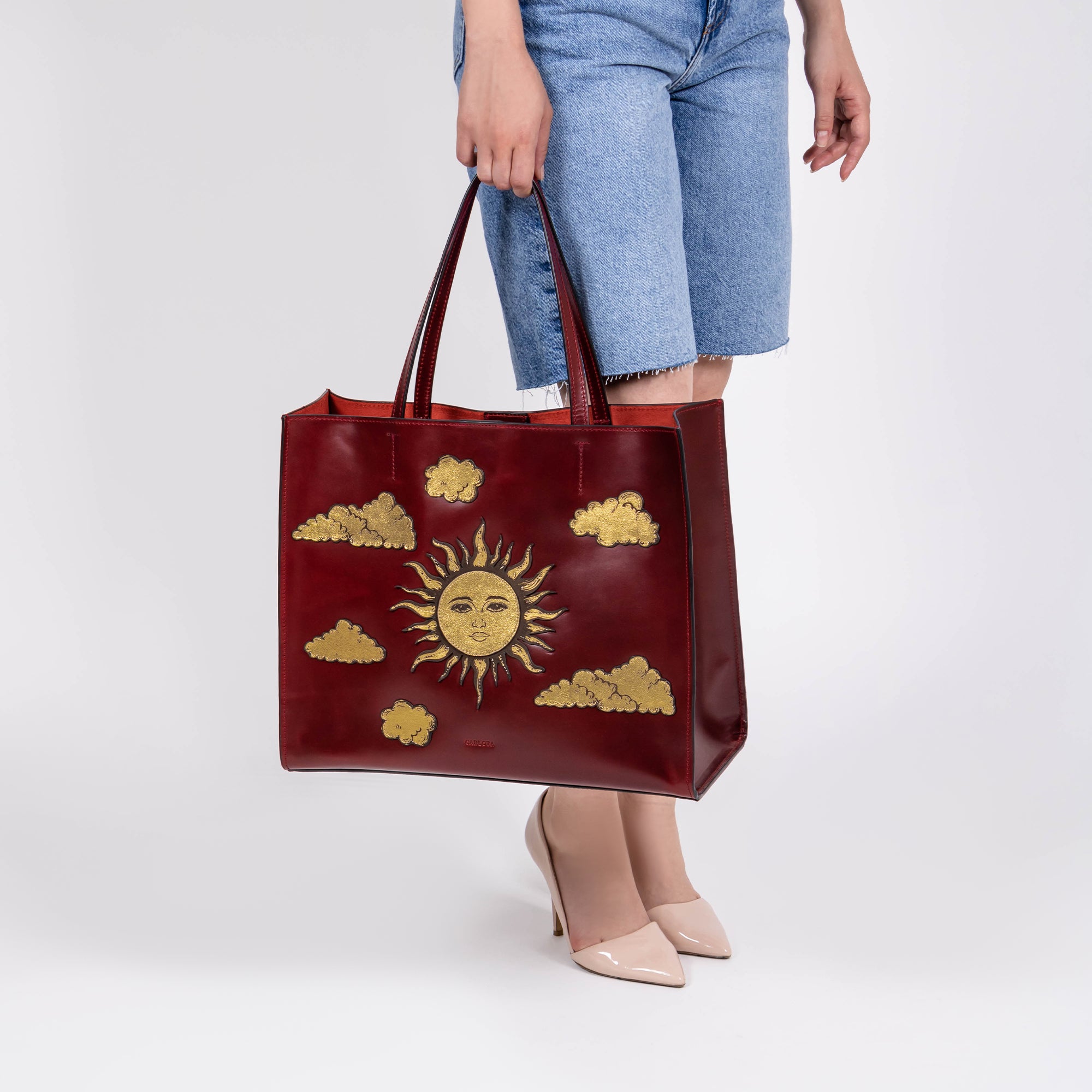 TOTE XL SOL ROJO