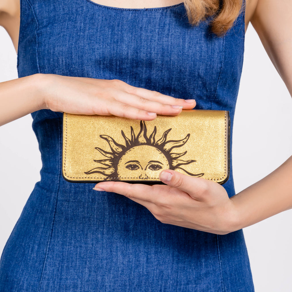 CARTERA SOL ORO