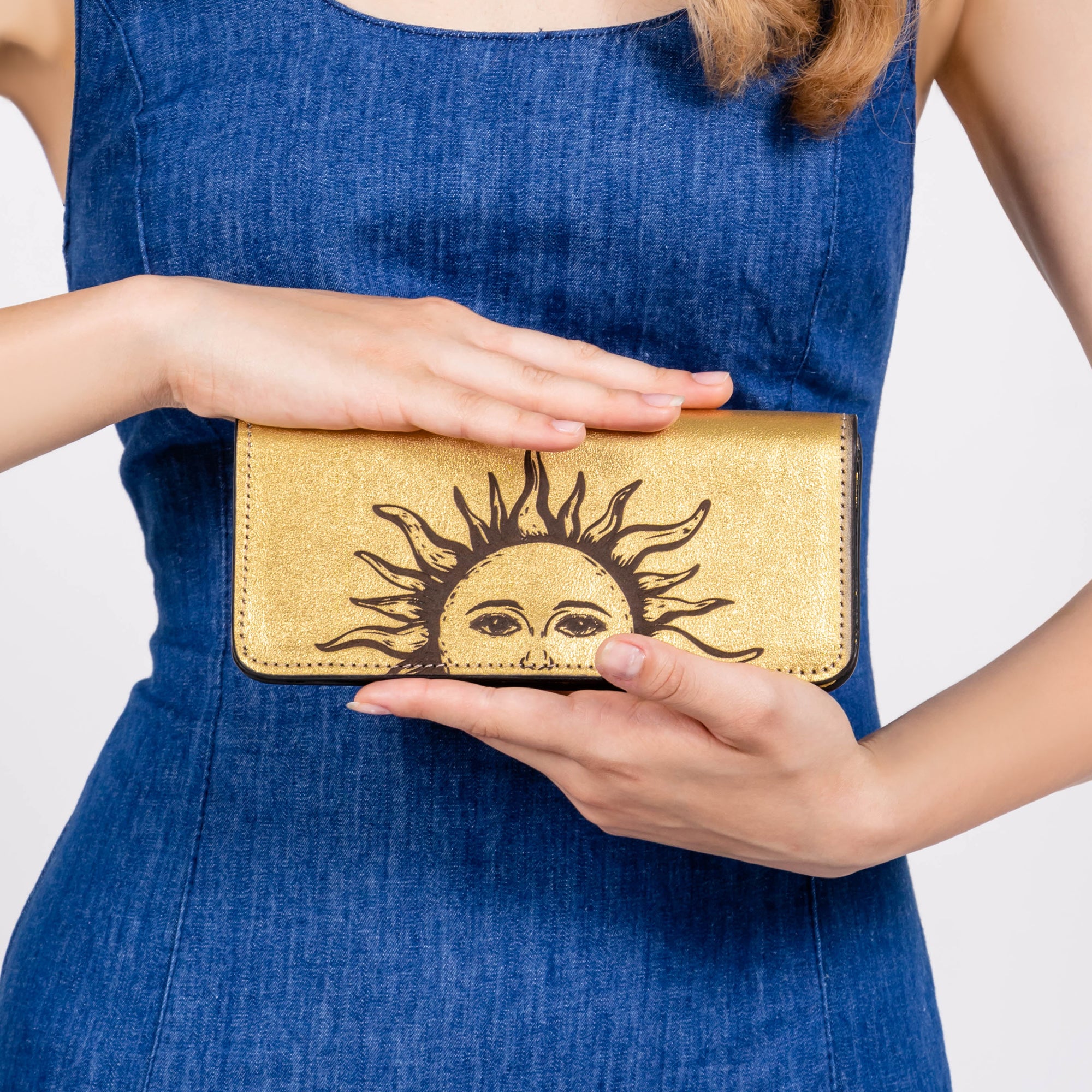 CARTERA SOL ORO