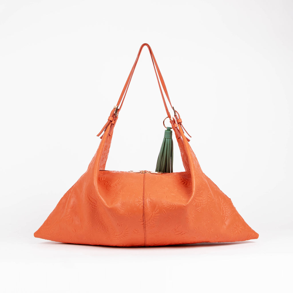 TOTE XL GRABADO NARANJA