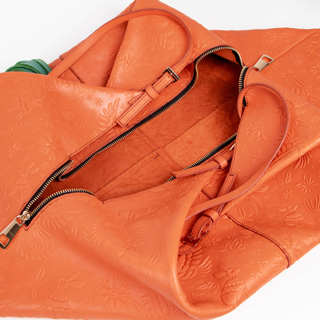 TOTE XL GRABADO NARANJA