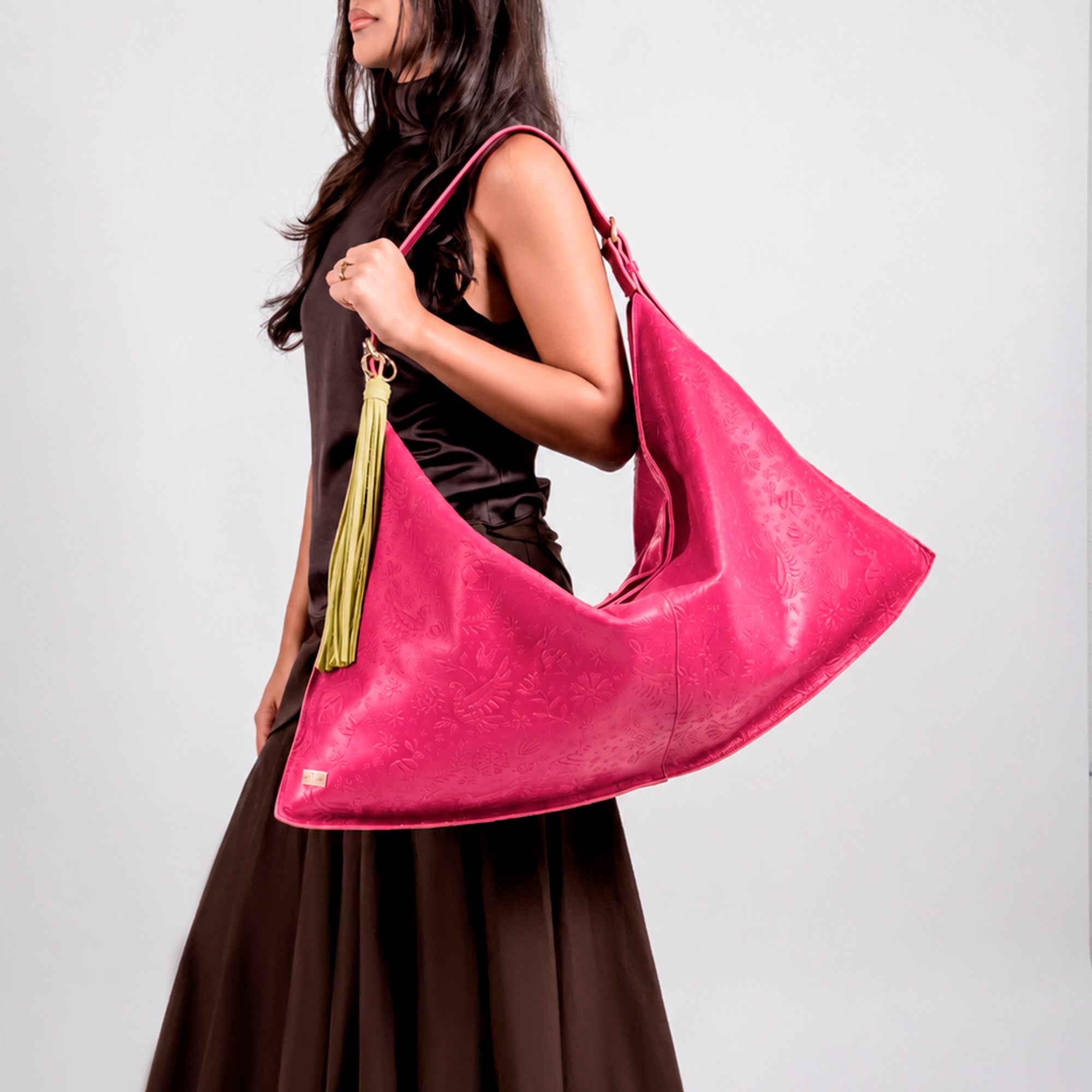 PINK XL HOBO BAG