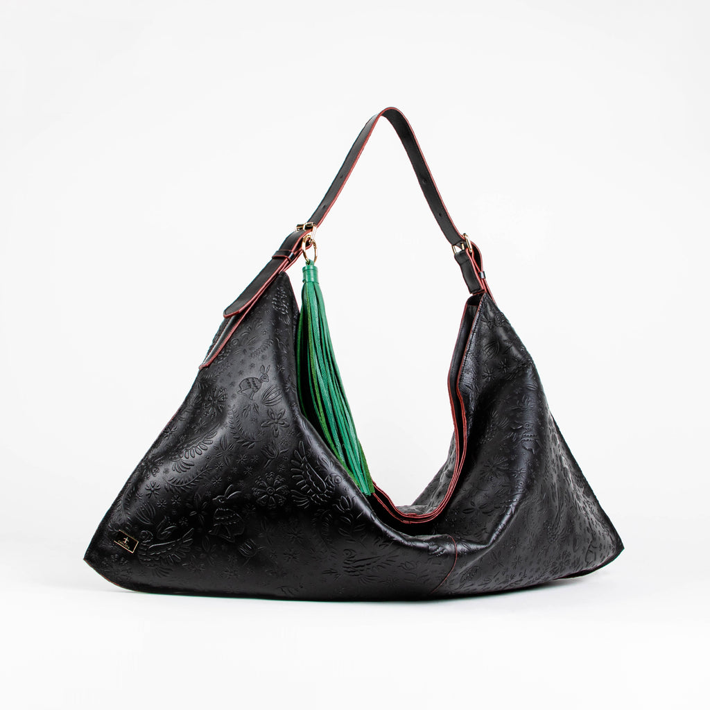HOBO XL GRABADO NEGRO