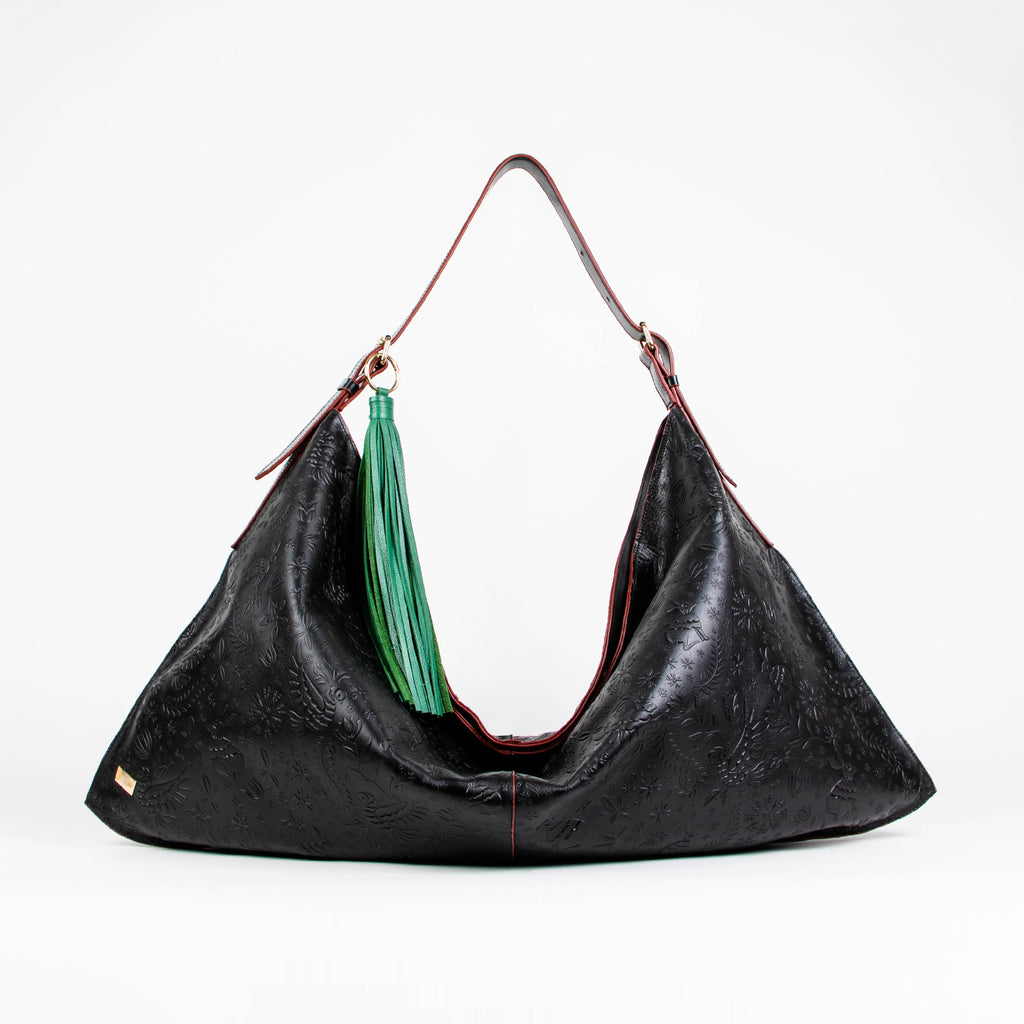 HOBO XL GRABADO NEGRO