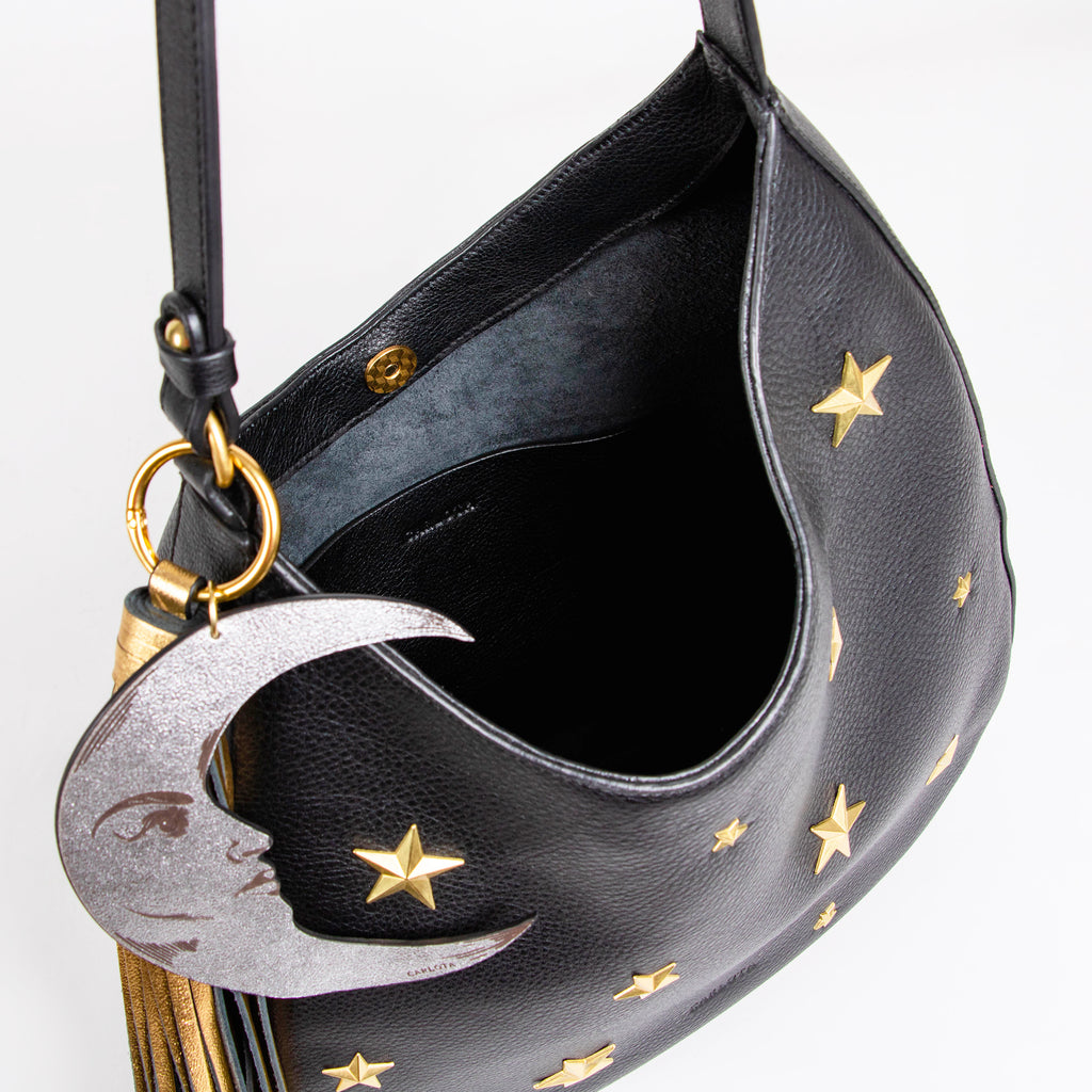 SHOULDER LUNA Y ESTRELLA NEGRO