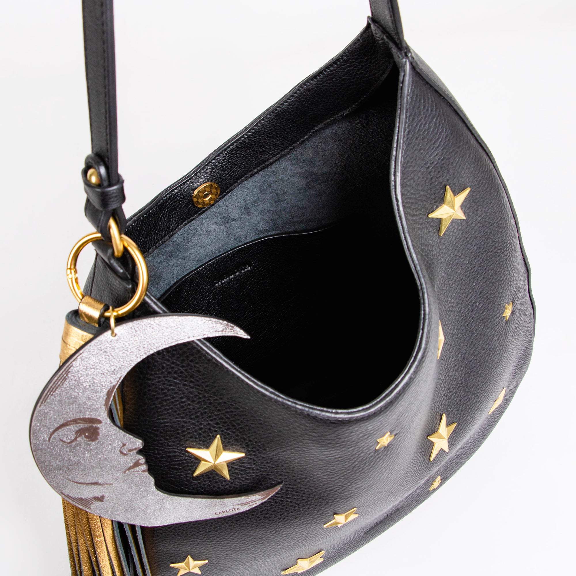 SHOULDER LUNA Y ESTRELLA NEGRO