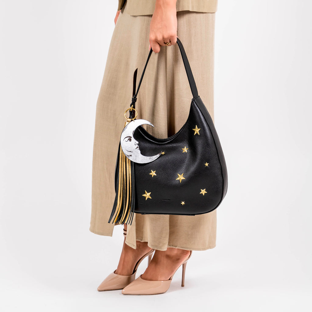 SHOULDER LUNA Y ESTRELLA NEGRO