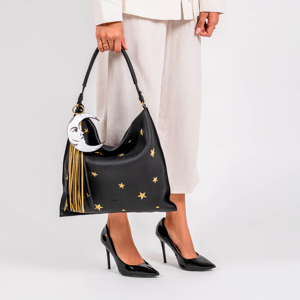 HOBO LUNA Y ESTRELLA NEGRO