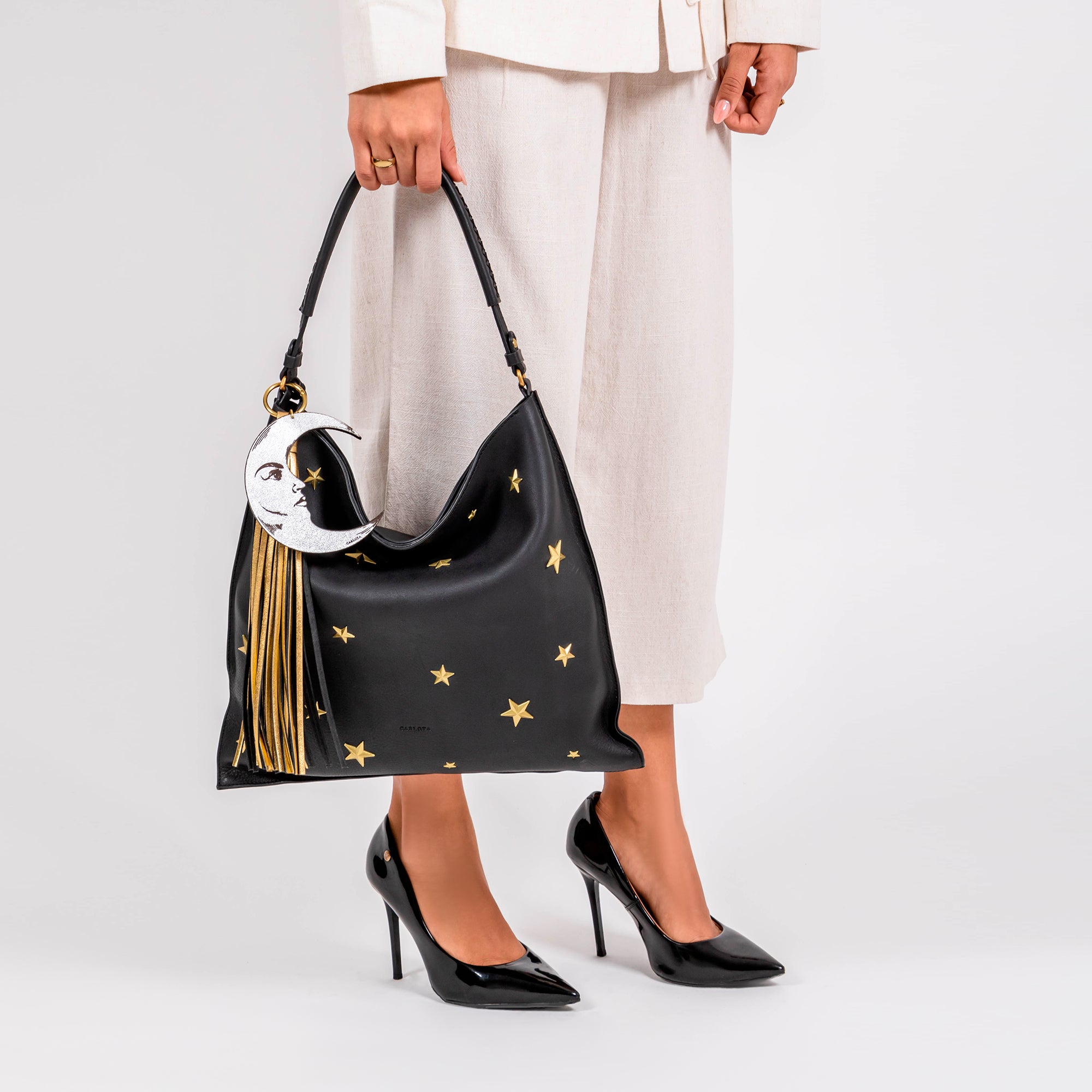 HOBO LUNA Y ESTRELLA NEGRO