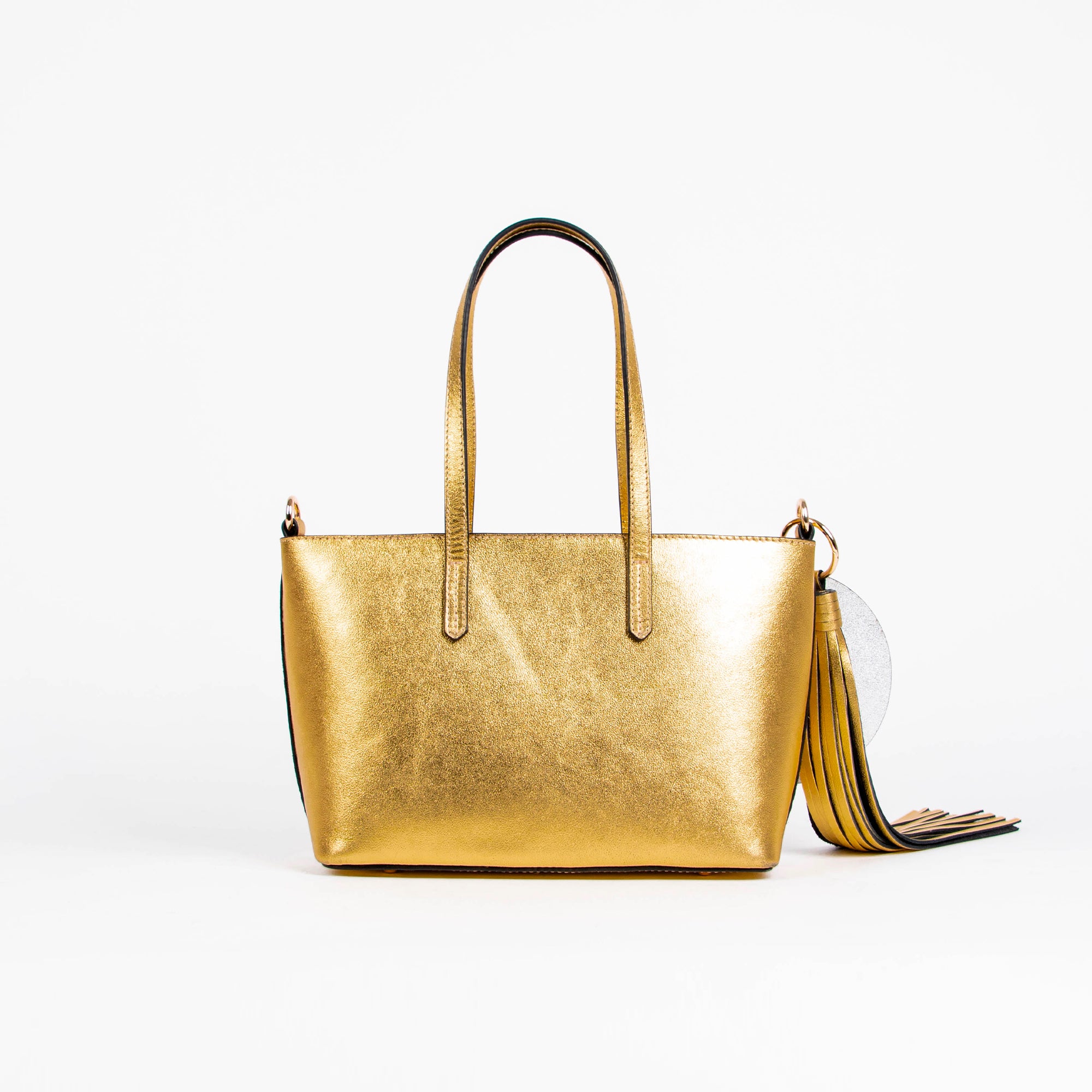 MINI TOTE ESTRELLA ORO