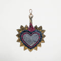 CORAZON METÁLICO ESCAMAS