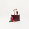 MINI TOTE ARCILLA