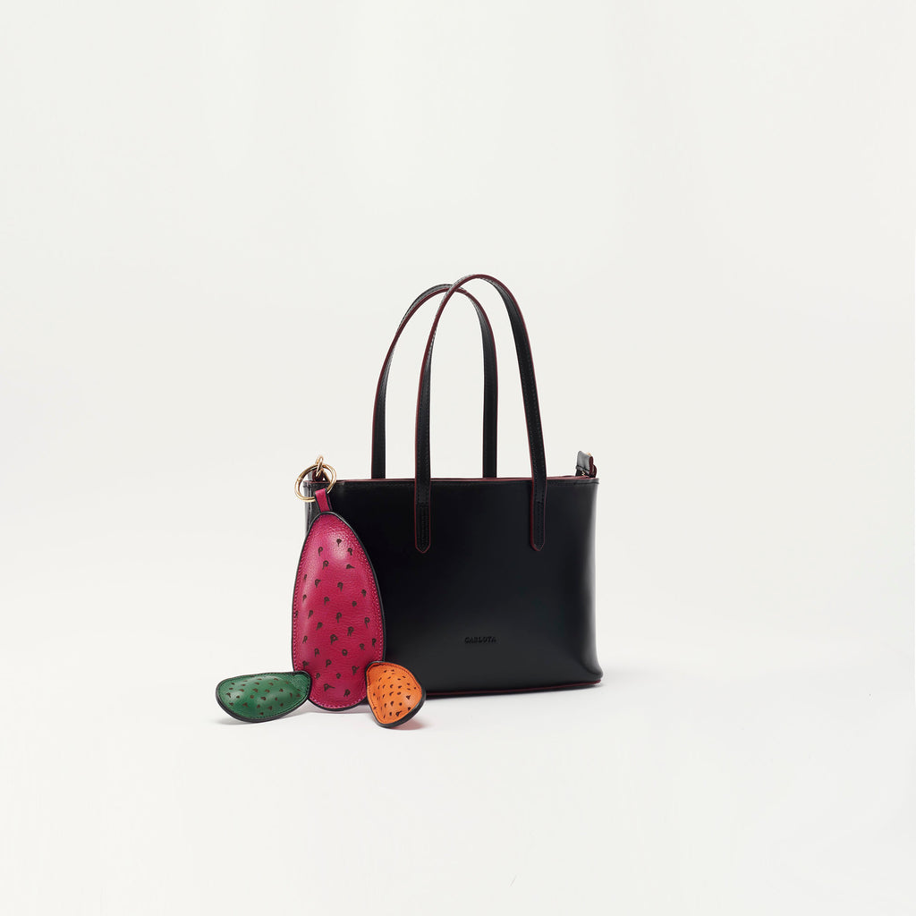 MINI TOTE NOPAL NEGRO