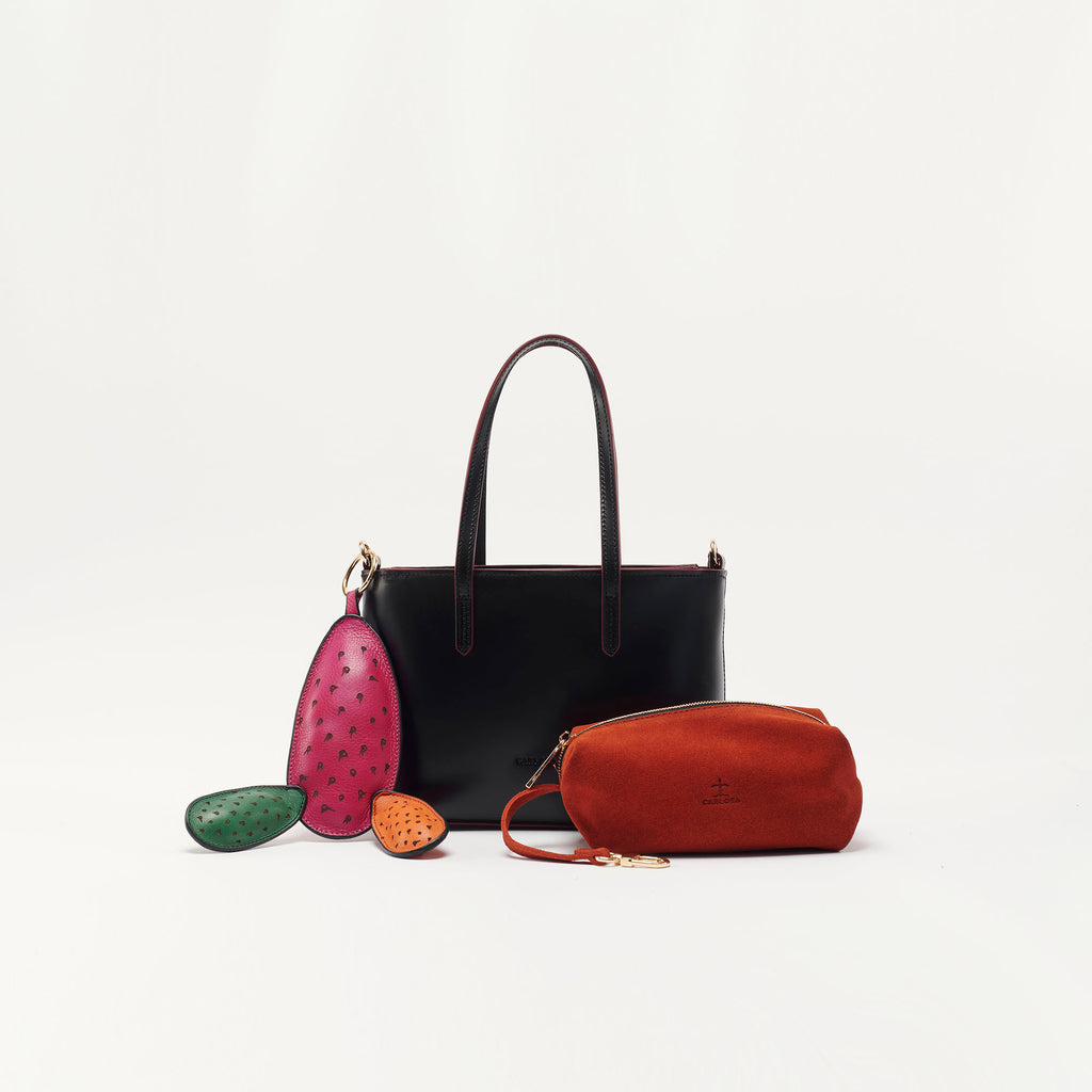 MINI TOTE NOPAL NEGRO